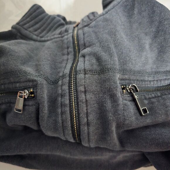 Calvin Klein Jacket Men's Size Large Gray Zip Up Soft Shell Pockets Long Sleeves - Picture 6 of 16